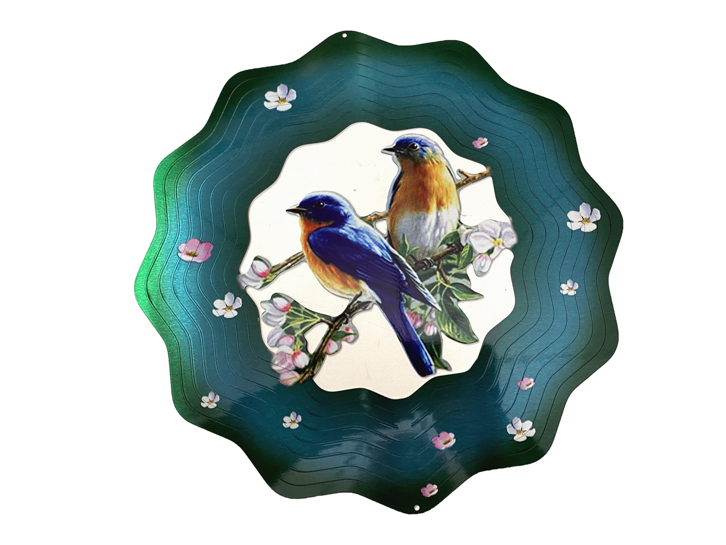 Blue Bird Stainless Steel Wind Spinner