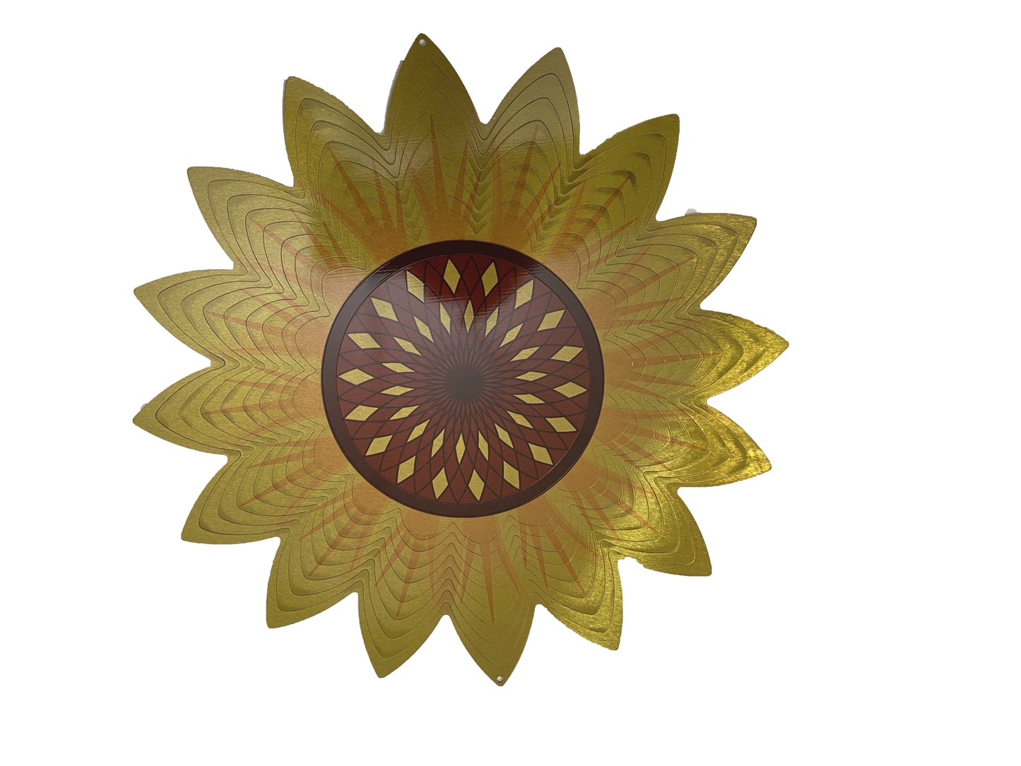 Sunflower Stainless Steel Wind Spinner