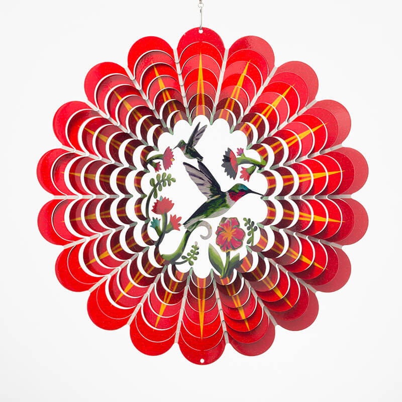 Hummingbird Stainless Wind Spinner